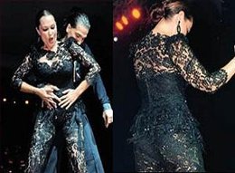 Hülya Avşar... YENİ YILA TRANSPARAN TANGO ŞOVLA GİRDİ..