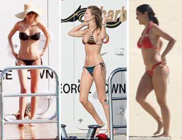 PARTİNİN YILDIZLARINDAN BİKİNİ ŞOV!....