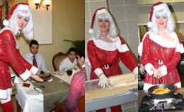 Çiğdem Savaş... NOEL BABA; NOEL ANNE/GARSON/AHÇI OLDU!...