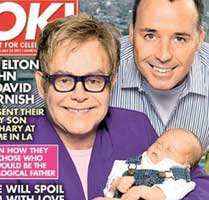 Elton John-David Furnish... DÖLLENME SIRASINDA SPERMLERİ KARIŞMIŞ!