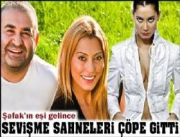 Şafak Sezer... KARISI SET BASTI, SEVİŞME SAHNELERİ ÇÖPE GİTTİ !..