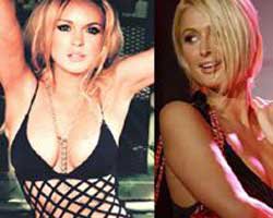 Paris Hilton-Lindsay Lohan... SEKSİ KIZLAR DÖVÜŞECEK!