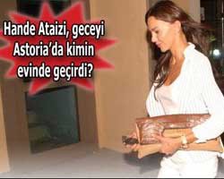 Hande Ataizi... ARKA KAPIDAN KAÇTI!