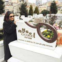 Aysel Gürel... EFSANE GÖZLÜĞÜ MEZAR TAŞI OLDU!