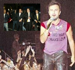 Tarkan... YILBAŞI ÇEKİMLERİNDE ARBEDE!..
