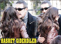 Nurgül Yeşilçay-Cem Özer... HİÇ AYRILMAMIŞ GİBİ SARILDILAR !..