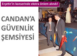 Candan Erçetin... SAHNEYE YUMURTA ATILIR DİYE ÖNLEM !