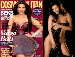 Kim Kardashian... TÜRK DERGİSİNE KAPAK OLUNCA ÖFKEDEN KUDURDU...