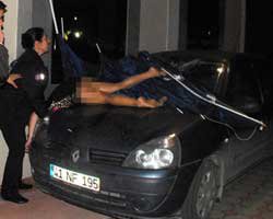 DANS EDEN ÇİFT ÜÇÜNCÜ KATTAN DÜŞTÜ!