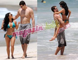 Kim Kardashian...DEV BASKETÇİ İLE KUCAK KUCAĞA TATİL!...