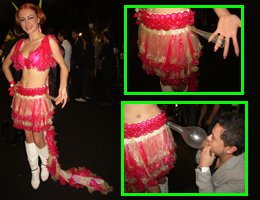 Sivri DJ Asuman Şener? ÖDÜL TÖRENİNİN EN ÇILGIN ELBİSESİNİ GİYDİ !..