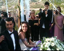 Birce Akalay-Murat Ünalmış... DİZİ AŞIKLARI EVLENDİ!