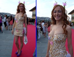 Dj Asuman Şener... PATLAMIŞ MISIRDAN ELBİSE GİYDİ!