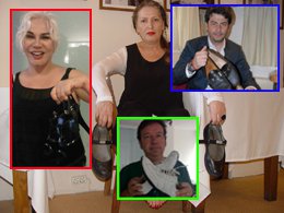 ÜNLÜ İSİMLER  SOYKIRIMA ŞAPKA DEĞİL, AYAKKABILARINI ÇIKARDI !