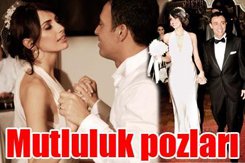 Mustafa Sandal-Emina Türkcan... NİKAHTAN İLK GÖRÜNTÜLER VE BİR AŞK HİKAYESİ...