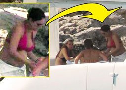 Ebru Gündeş... DOĞUMA İKİ AY KALA BİKİNİLİ!