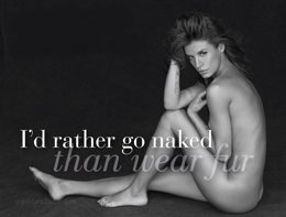 Elisabetta Canalis... PETA İÇİN ÇIRILÇIPLAK SOYUNDU !...