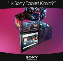 Türkiye'nin İlk Sony Tableti Senin Olsun!