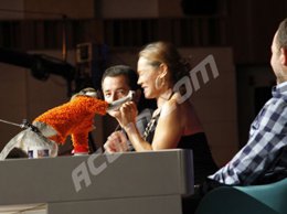 "Yetenek Sizsiniz Türkiye"... HÜLYA AVŞAR'A MAYMUN SALDIRDI !..