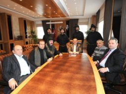 'TOPAL OSMAN' FİLM EKİBİNDEN BELEDİYE BAŞKANI'NA ZİYARET...