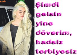 Öykü Çelik... "BARDAKİ KIZIN YÜZÜNÜ DAĞITTIM"...