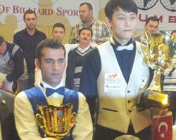 DÜNYA 3 BANT BİLARDO ŞAMPİYONASI'NDA TÜRKİYE İKİNCİ OLDU!