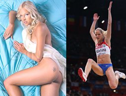 Darya Klishina... SEKSİ ATLET ALTIN MADALYA İÇİN İSTANBUL'DA!