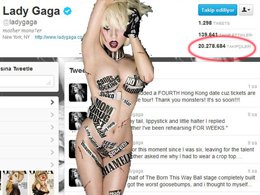 Lady Gaga... TWİTTER'DA  REKOR KIRDI!