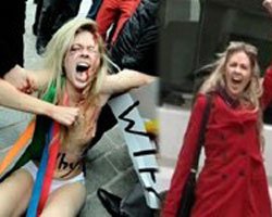 Femen... ÇIPLAK EYLEMCİLER SINIRDIŞI EDİLDİ!