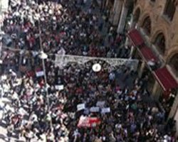 "Şehir Tiyatroları Eylemi" ... BEYOĞLU'NDA MAHŞERİ KALABALIK!