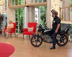 "İzdivaç"... DAMAT ADAYI STÜDYOYA MOTORUYLA GİRDİ!