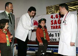 SAĞLIK TARAMASINA GÖKHAN TEPE İMZASI...