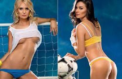 UKRAYNALI FUTBOLCULARIN EŞLERİ SOYUNDU!