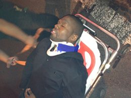 50 Cent... TRAFİK KAZASI GEÇİRDİ...