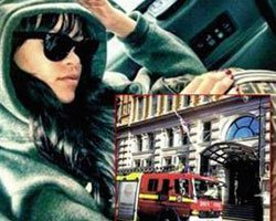 Rihanna... YANGINDAN SON ANDA KURTARILDI!