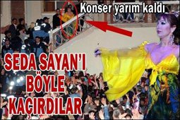 Seda Sayan... KONSERİ YARIM KALDI...