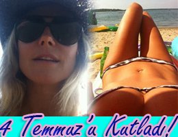 HEİDİ KLUM'DAN TATİL POZU!