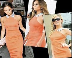 Victoria Beckham... TASARIMLARI ÜNLÜLERİN SIRTINDA!