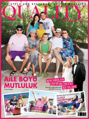 QUALITY of Magazine?  AĞUSTOS SAYISI İLE YAZA DAMGASINI VURUYOR!
