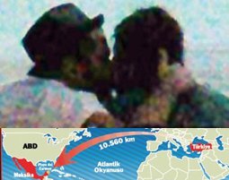 Kenan Doğulu-Beren Saat... 10 BİN KM. UZAKTA DUDAK DUDAĞA...