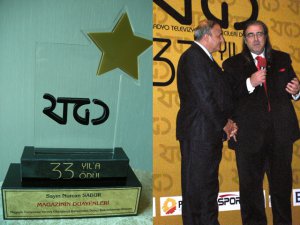 Nurcan Sabur...  MESLEĞİNİN 35. YILINDA "DUAYEN" ÖDÜLÜ ALDI?