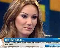 Pınar Altuğ... 'OKULLARDA TÜRBAN TAKILMASI BENİ RAHATSIZ EDİYOR'