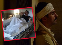 Özcan Deniz hastanelik oldu??  HEM GERÇEKTE HEM DE DİZİDE BAŞI BELADA!...