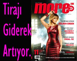 MORE DERGİ MAYIS SAYISI BAYİLERDE?