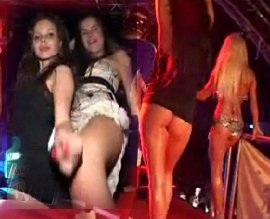 RUS KIZLAR KEMER'DE FENA DAĞITTILAR!..