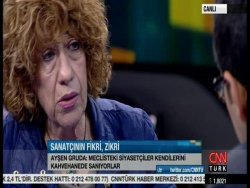 Ayşen Gruda... `HA CAMİ KAPATMIŞSIN, HA TİYATRO!`