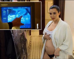 Kim Kardashian... BİZİMKİLER KÖŞE BUCAK SAKLARKEN, DOĞMAMIŞ BEBEĞİNİN GÖRÜNTÜLERİNİ YAYINLADI!