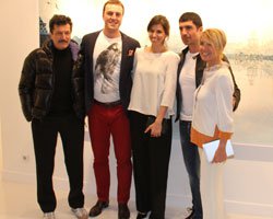 ÜNLÜLER FATİH MERTER`İN SERGİSİNDE BULUŞTU!
