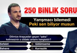 `Kim Milyoner Olmak İster`... 250 BİN TLYİ  `ŞAKA` İLE KAÇIRDI!!