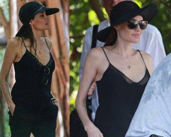 Angelina Jolie... HİÇ AMELİYAT OLMAMIŞ GİBİ!